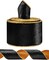 Black Wide Velvet Ribbon Wired for Christmas Tree, Garland, Wreath, 2.5 Inch 5 Yards